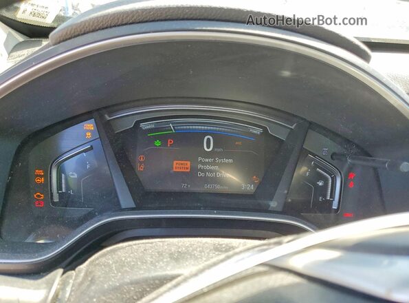 5J6RT6H85NL009062 2022 HONDA CR-V Gray Instrument cluster view