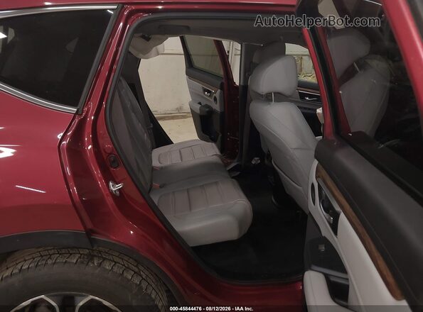 5J6RT6H89NL017357 2022 HONDA CR-V Red Rear seats view