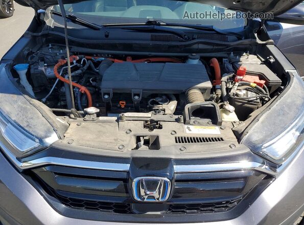 5J6RT6H89NL032425 2022 HONDA CR-V Gray Vista del compartimento del motor