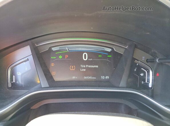 5J6RT6H89NL032425 2022 HONDA CR-V Gray Vista del cuadro de instrumentos