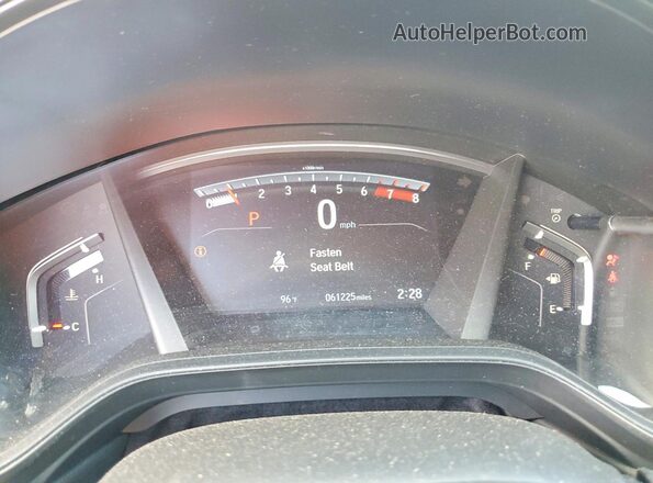5J6RW1H24LL008410 2020 HONDA CR-V Silver ხელსაწყოთა პანელის ხედი