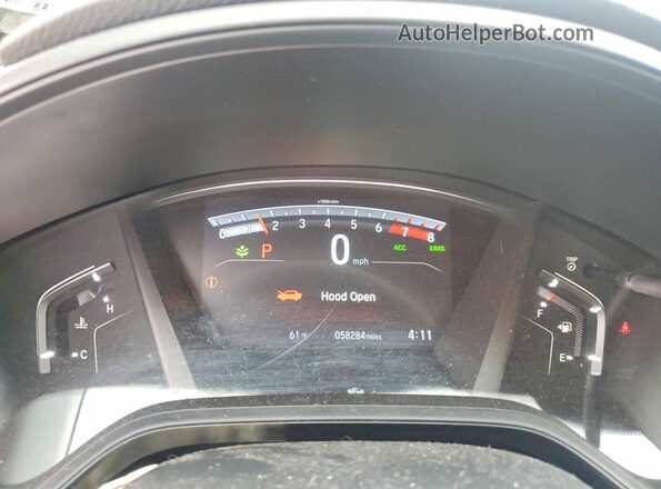5J6RW1H2XLA002526 2020 HONDA CR-V Gray Instrument cluster view