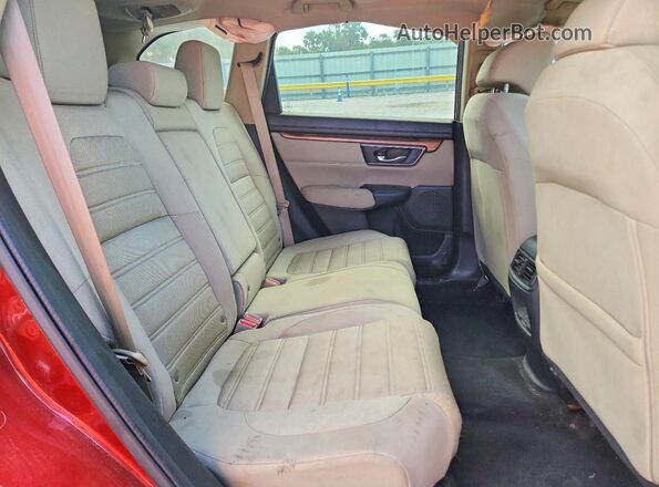 5J6RW1H50HL005473 2017 HONDA CR-V Red უკანა სალონის ხედი