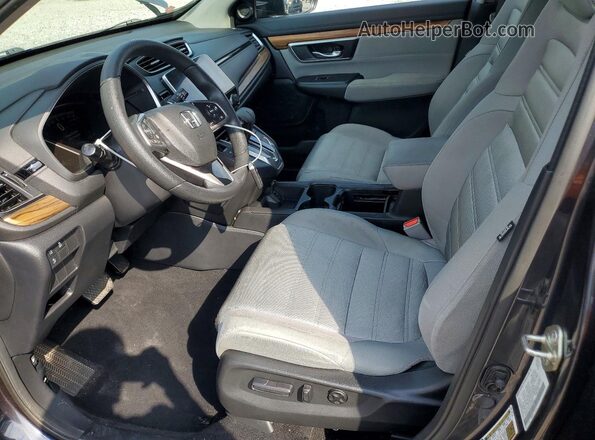 5J6RW1H50KA015522 2019 HONDA CR-V Черный Вид салона спереди