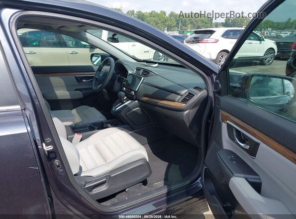 5J6RW1H50KA031042 2019 HONDA CR-V Gray Front interior view