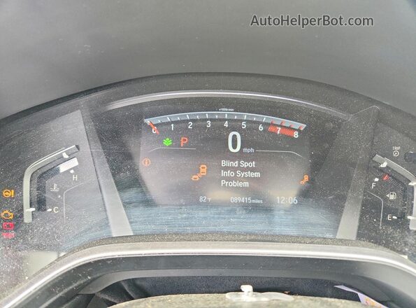 5J6RW1H51MA005357 2021 HONDA CR-V Белый Вид щитка приборов