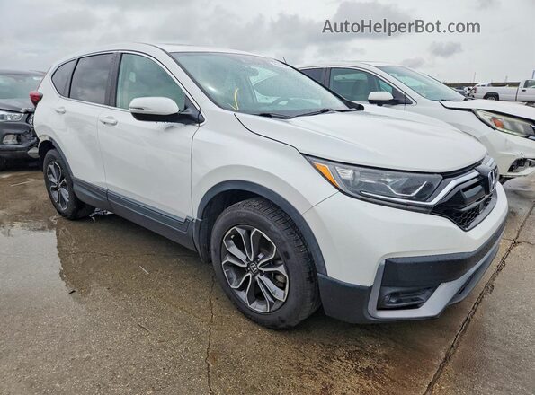 5J6RW1H52ML005663 2021 HONDA CR-V Белый Передняя правая четверть