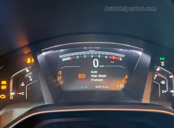 5J6RW1H54KA015717 2019 HONDA CR-V Gray Widok zestawu wskaźników