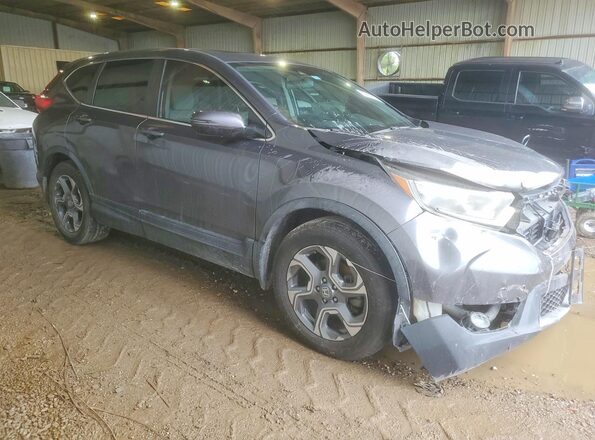 5J6RW1H55KA010462 2019 HONDA CR-V Gray Передня права чверть