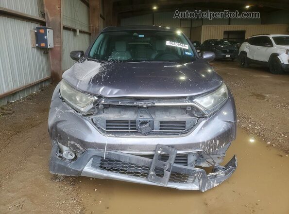 5J6RW1H55KA010462 2019 HONDA CR-V Gray Вид спереду