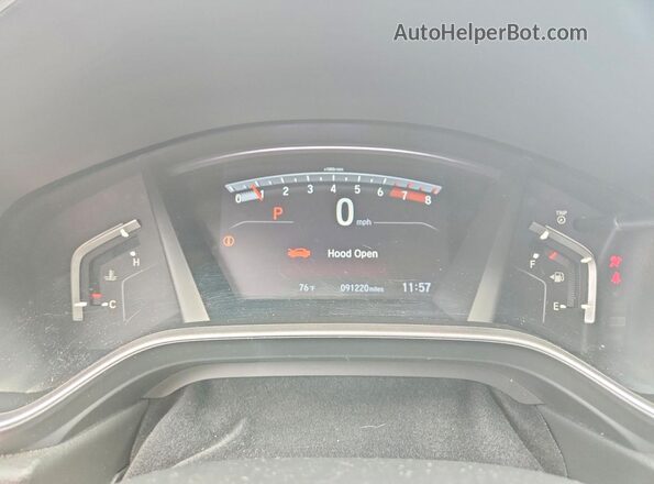 5J6RW1H56LL006183 2020 HONDA CR-V Gray ხელსაწყოთა პანელის ხედი