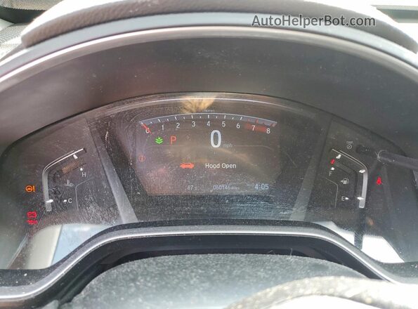 5J6RW1H56ML000921 2021 HONDA CR-V Blue Instrument cluster view
