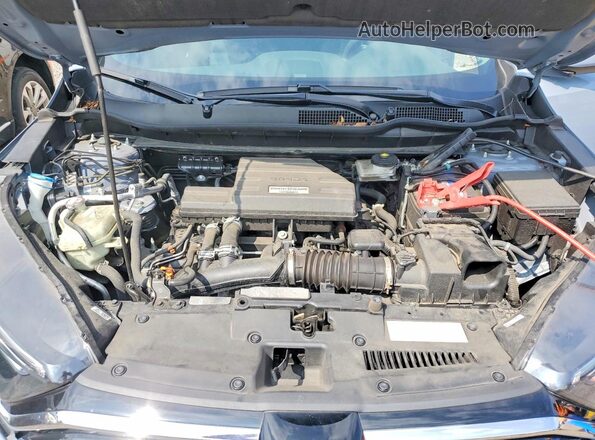 5J6RW1H56ML000921 2021 HONDA CR-V Blue Engine compartment view