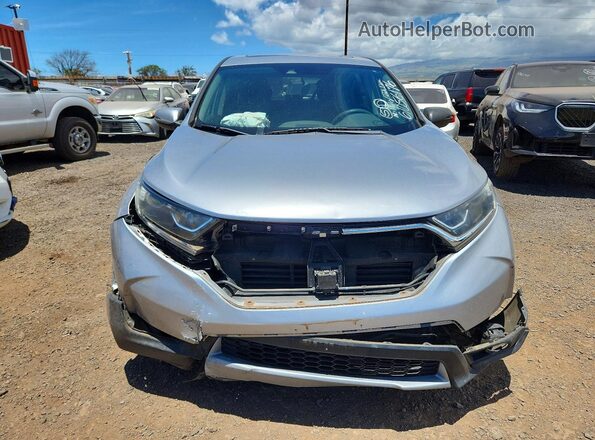 5J6RW1H58JA005304 2018 HONDA CR-V Silver Front view