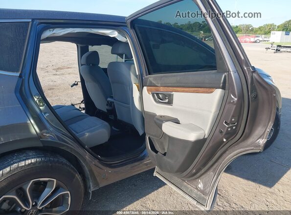 5J6RW1H58MA001712 2021 HONDA CR-V Gray Вид наклейки з VIN-кодом