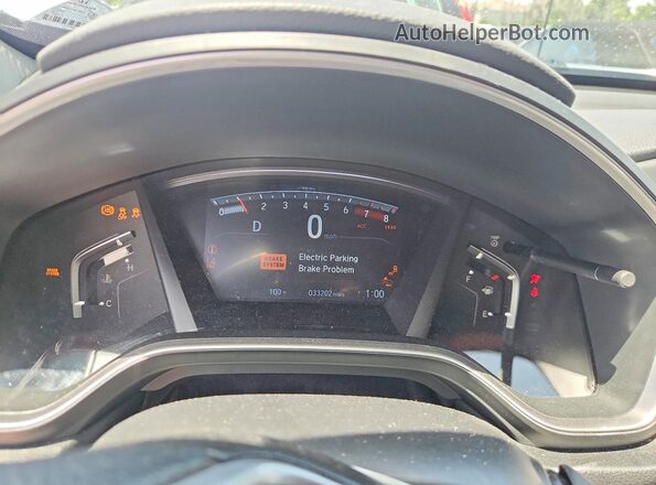 5J6RW1H58MA008501 2021 HONDA CR-V White Instrument cluster view