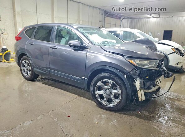 5J6RW1H59KA011565 2019 HONDA CR-V Серый Передняя правая четверть