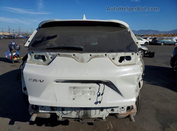 5J6RW1H5XKA009114 2019 HONDA CR-V White Rear view