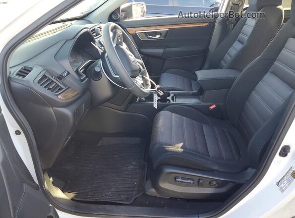 5J6RW1H5XKA009114 2019 HONDA CR-V White Front interior view