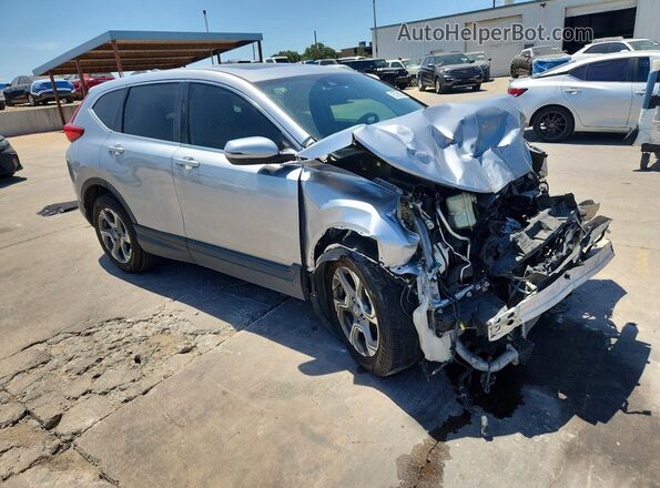 5J6RW1H5XKA036040 2019 HONDA CR-V Silver Delantero derecho