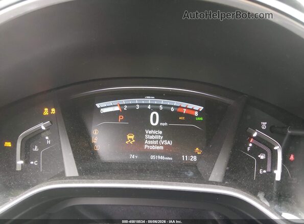 5J6RW1H81JL006261 2018 HONDA CR-V White Vista de los asientos traseros