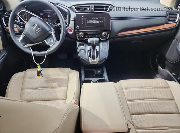 5J6RW1H84JL013401 2018 HONDA CR-V White Vista del salpicadero