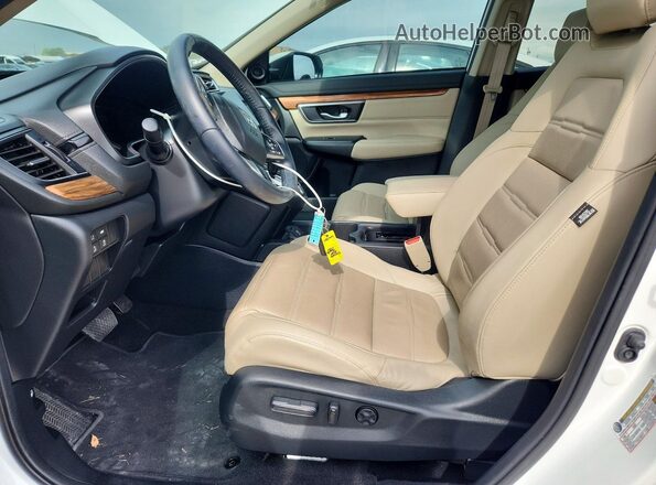 5J6RW1H84JL013401 2018 HONDA CR-V White Vista interior delantera