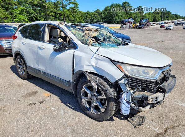 5J6RW1H85KA010147 2019 HONDA CR-V Белый Передняя правая четверть