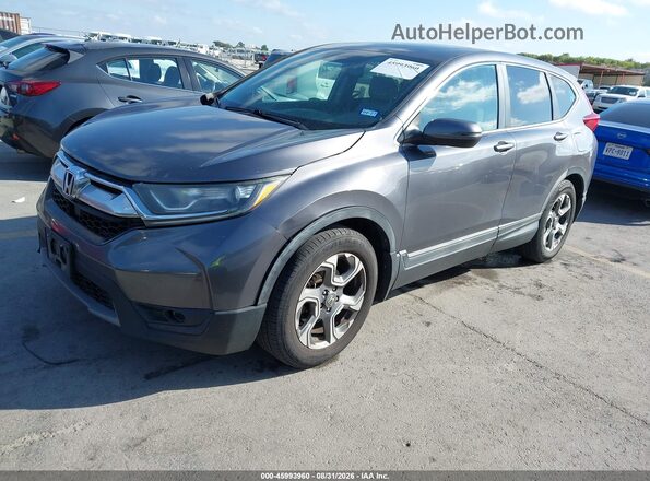 5J6RW1H86JA010141 2018 HONDA CR-V Gray Przód lewy