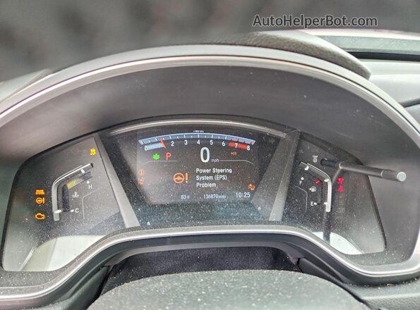 5J6RW1H86JL008085 2018 HONDA CR-V Tan Widok zestawu wskaźników