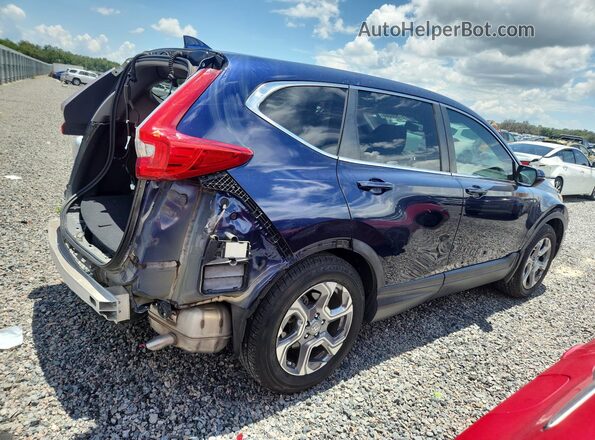 5J6RW1H86KA017009 2019 HONDA CR-V Blue Trasero derecho