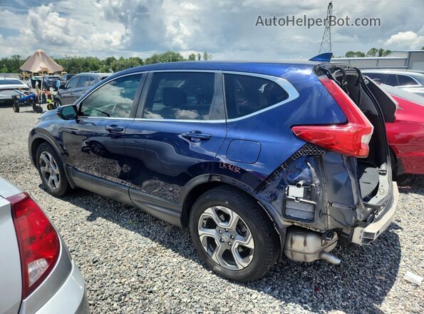 5J6RW1H86KA017009 2019 HONDA CR-V Blue Trasero izquierdo