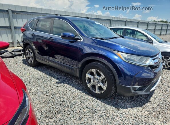 5J6RW1H86KA017009 2019 HONDA CR-V Blue Delantero derecho