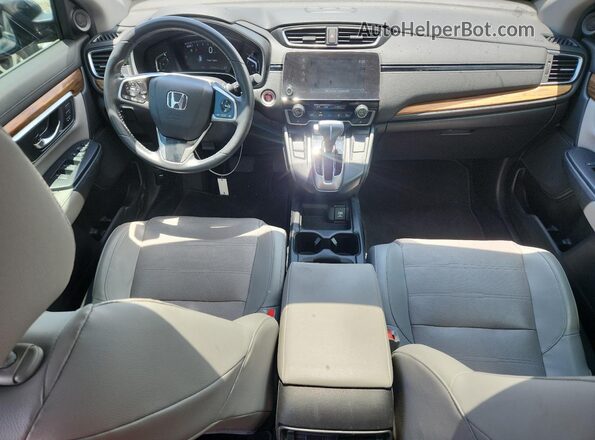 5J6RW1H86KA017009 2019 HONDA CR-V Blue Vista del salpicadero
