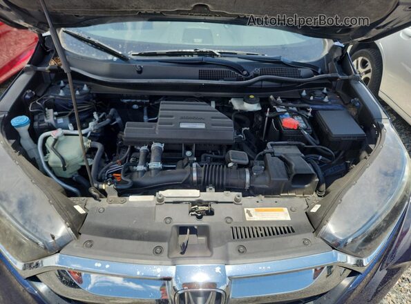 5J6RW1H86KA017009 2019 HONDA CR-V Blue Vista del compartimento del motor