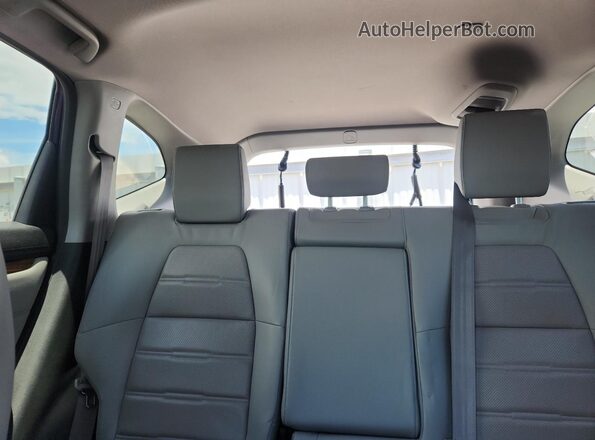 5J6RW1H86KA017009 2019 HONDA CR-V Blue Vista de los asientos traseros