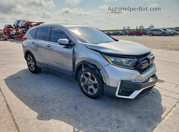5J6RW1H87KA040587 2019 HONDA CR-V Silver Передня права чверть