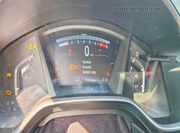 5J6RW1H87KA040587 2019 HONDA CR-V Silver Вид щитка приладів
