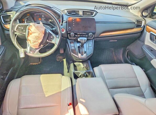 5J6RW1H87KA040587 2019 HONDA CR-V Silver Вид панелі приладів