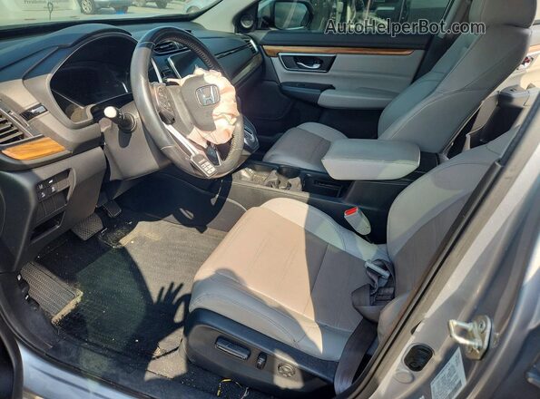 5J6RW1H87KA040587 2019 HONDA CR-V Silver Вид салону спереду