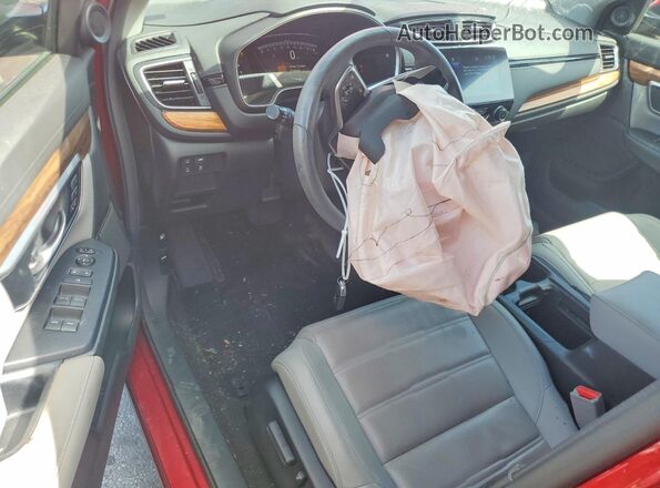 5J6RW1H88MA005673 2021 HONDA CR-V Красный Вид панели приборов