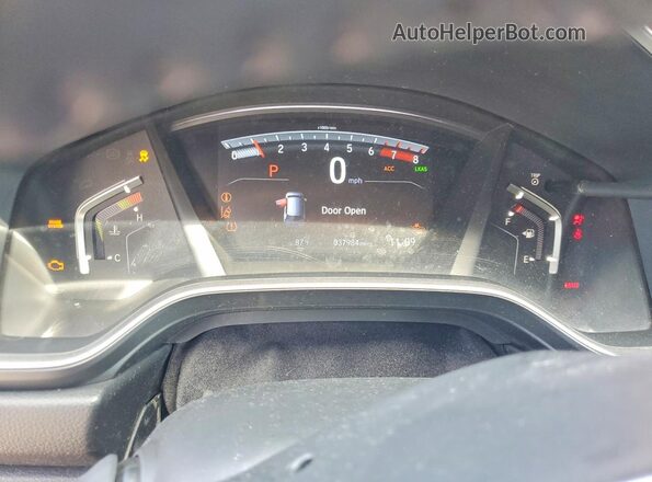 5J6RW1H88MA005673 2021 HONDA CR-V Красный Вид щитка приборов