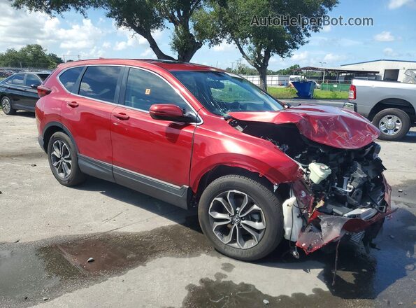 5J6RW1H88MA005673 2021 HONDA CR-V Красный Передняя правая четверть