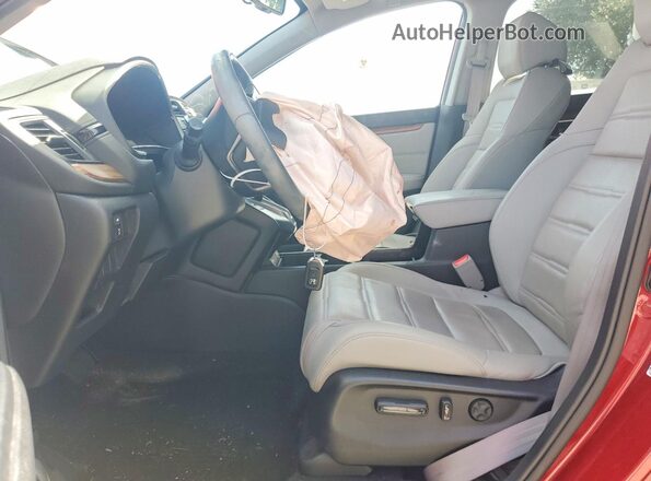 5J6RW1H88MA005673 2021 HONDA CR-V Красный Вид салона спереди