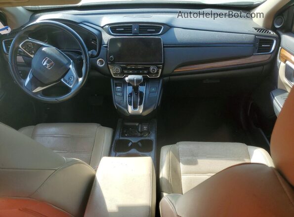 5J6RW1H89JL006573 2018 HONDA CR-V Beige Dashboard view