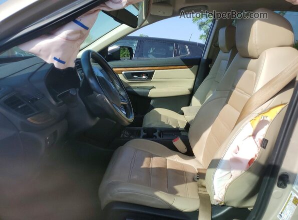 5J6RW1H89JL006573 2018 HONDA CR-V Beige Front interior view