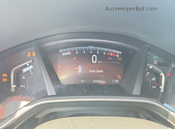 5J6RW1H89MA009621 2021 HONDA CR-V Red Вид щитка приладів