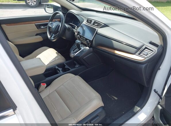 5J6RW1H8XKA037294 2019 HONDA CR-V White Вид салону спереду