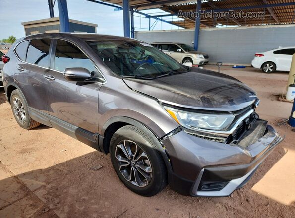 5J6RW1H8XMA006789 2021 HONDA CR-V Gray Delantero derecho
