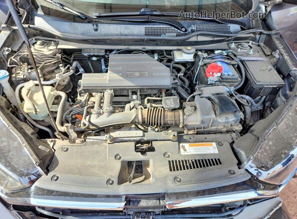5J6RW1H8XMA006789 2021 HONDA CR-V Gray Vista del compartimento del motor